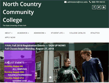 Tablet Screenshot of nccc.edu
